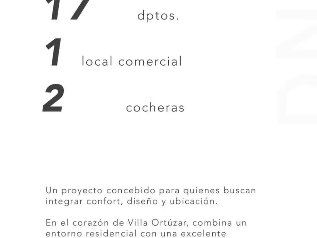 Emprendimiento en Villa Ortuzar