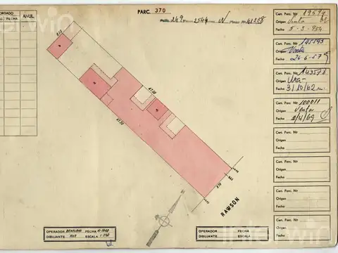 Estado de Palestina 932 y 944 e/ Rocamora y Guardia Vieja