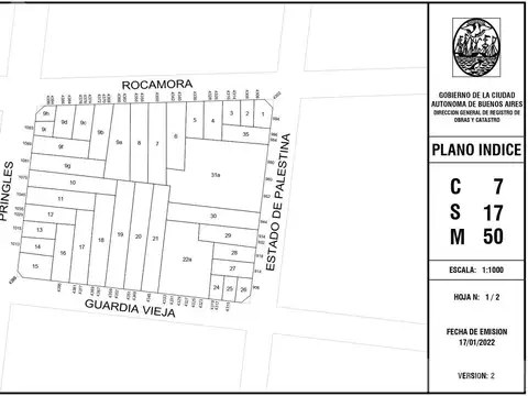 Terreno en Venta 47  mts Fondo