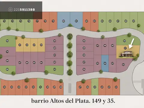 149 34 y 36 - Barrio cerrado Altos del Plata, San Carlos