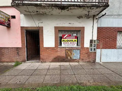 ALQUILER DEPARTAMENTO 2 (DOS) AMBIENTES EN CIUDAD MADERO, UBICADO AL FRENTE, EN PLANTA BAJA