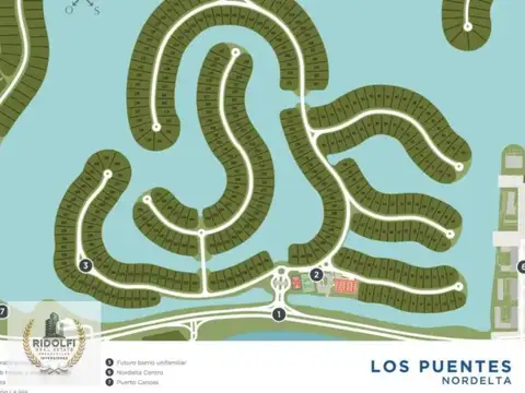 Lote al Agua en Los Puentes Nordelta | Venta Terreno Fondo a Laguna