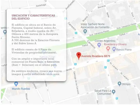 Rivadavia 8800, Piso 7