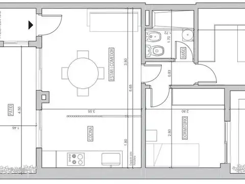 Departamento en Centro