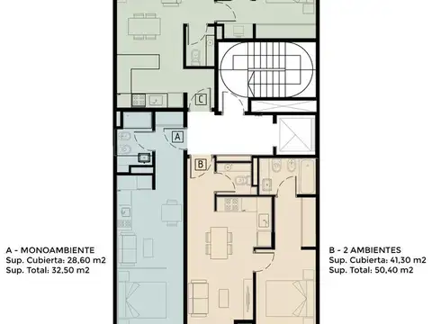 A ESTRENAR - monoambiente en Altos de Paroissien