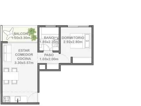 Departamento en Venta en Villa Ortuzar, USD 150.000