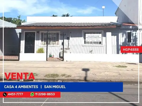 Casa - Venta - Argentina, San Miguel - Azcuenaga 4273