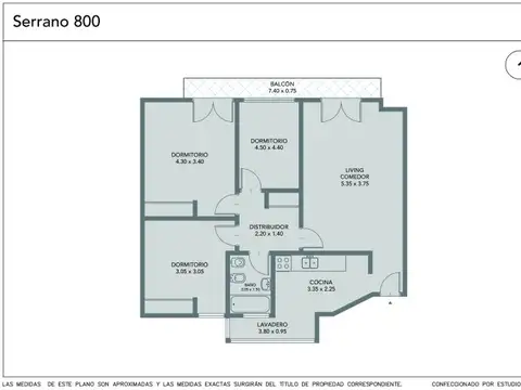 Depto Tipo Casa en Venta en Villa Crespo, USD 145.000