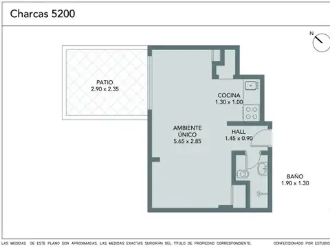 Departamento en Venta de Monoambiente