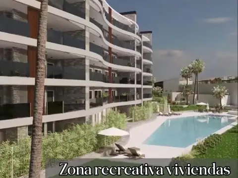 Departamento 2 ambientes con 2 baños