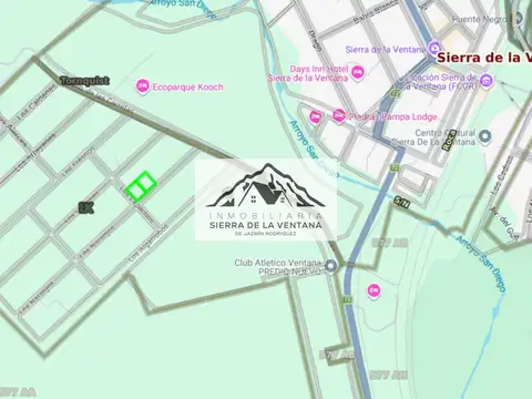 Terreno / Lote en venta de 1687m2 ubicado en Sierra de la Ventana