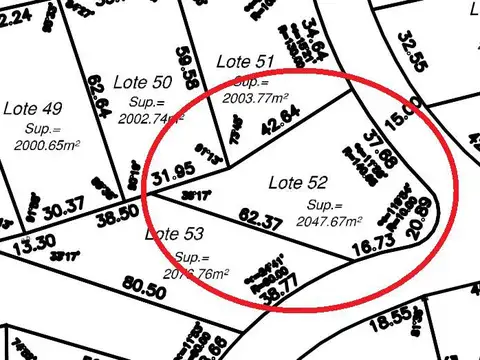 Terreno en Venta 50  mts Fondo