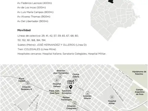 Departamento en Venta en Colegiales, USD 89.000