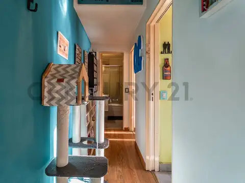 Departamento 2 ambientes con 1 baño