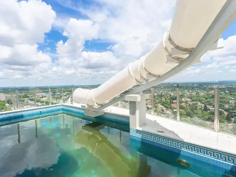 DTO 4 AMBIENTES CON TERRAZA,PISCINA Y TOBOGAN PROPIA !!!