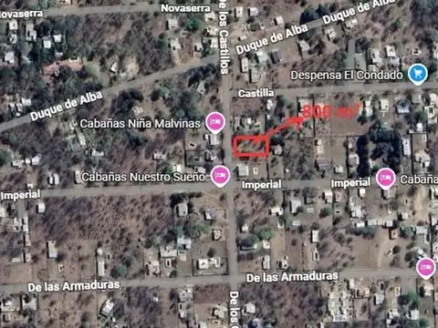 TERRENO EN VENTA EL CONDADO COSQUIN 