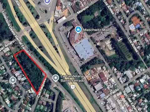 Terreno comercial (únicos)en venta sobre Colectora Este Panamericana Ramal Campana,Maschwitz