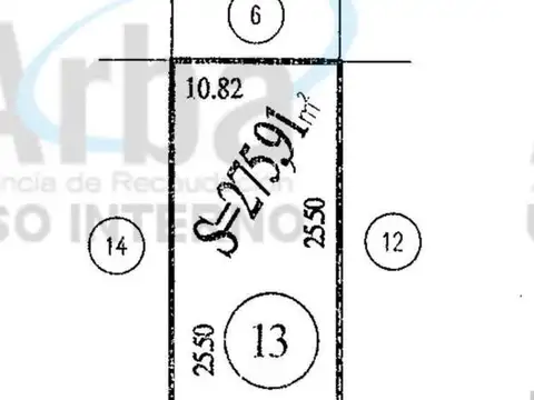 Terreno en Venta en Mercedes, USD 11.000