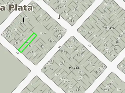 Terreno en Venta en La Plata, USD 180.000