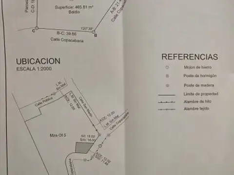 Terreno en Venta en Agua de Oro, USD 12.000