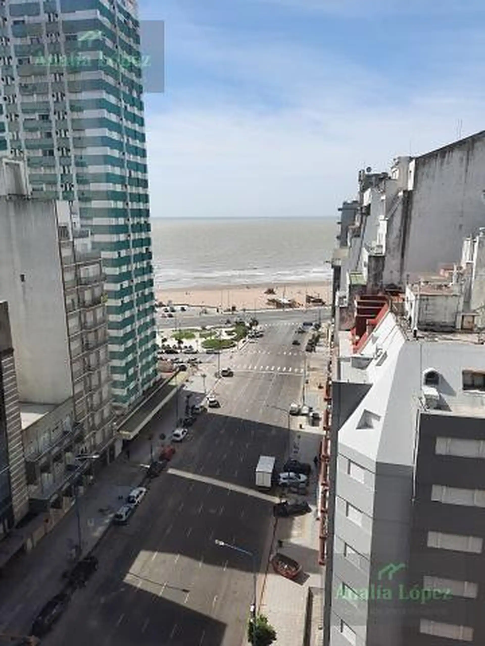 Departamento de 3 ambientes, externo con vista al mar.