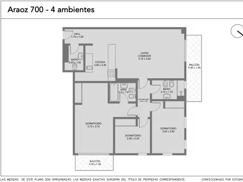 Departamento en Venta de 4 ambientes