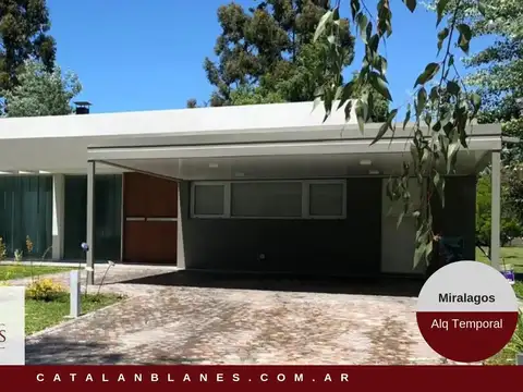 Alquiler Temporario - Residencia en MIRALAGOS