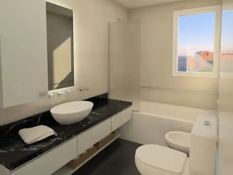 Departamento Monoambiente con 1 baño