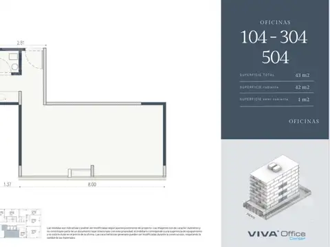 Oficina en Venta en Ituzaingó, USD 61.750