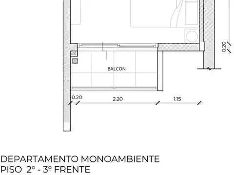 Departamento en Venta de Monoambiente
