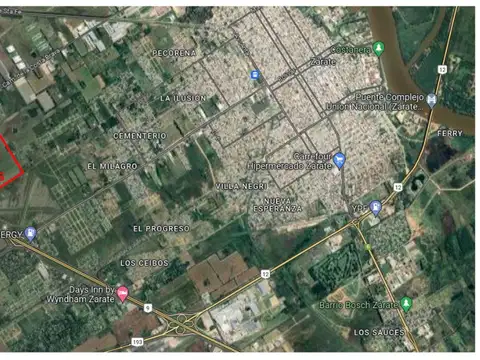 RUTA PARQUE INDUSTRIAL ZÁRATE