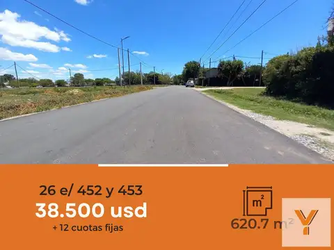 Terrenos en venta - 620mts - City Bell [FINANCIADO]