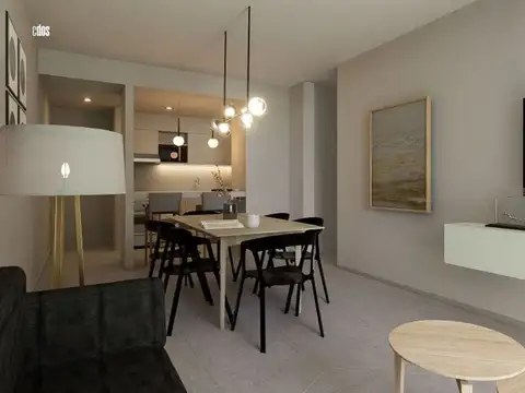 Departamento Monoambiente con 1 baño