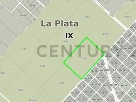 Fracción de 9,2 ha. en Altos de San Lorenzo, La Plata