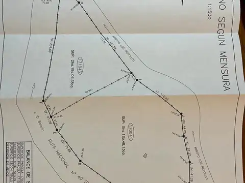 Ruta Nacional 40  al 1900