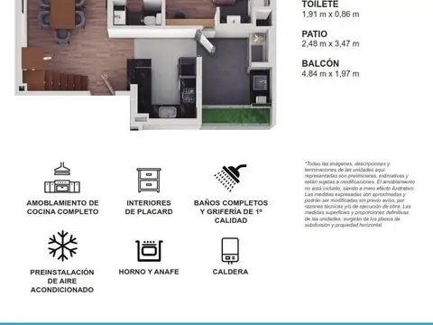 Departamento en Venta al Norte