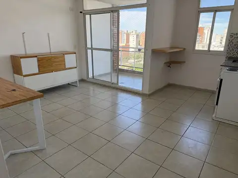 Alquiler departamento 1 dormitorio con balcón y terraza de uso exclusivo barrio Abasto, Rosario
