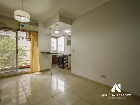Departamento 2 ambientes con 2 baños
