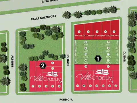 Terreno en Venta 10  mts Frente