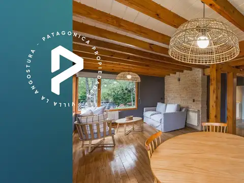 VENTA- Casa 6 dorm. reciclada s/lote de 2500m2, Las Balsas, Villa la Angostura