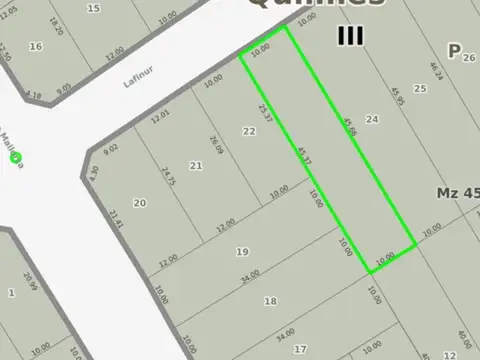Terreno en Venta, FOS 0,6