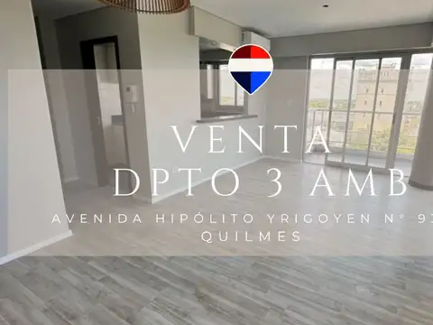 VENTA DPTO 3 AMBIENTES BALCON Y COCHERA QUILMES
