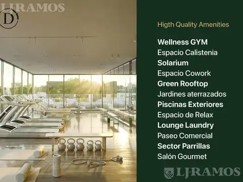 Depto 2 Amb con Terraza en esquina y pasante, en venta en Puertos | DOME Paseo Bahía
