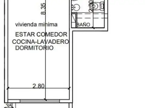 Departamento en Venta en Coghlan, USD 87.500