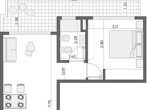 DOS AMB AL CONTRA FRENTE. VTA. EN POZO. ADELANTO Y CUOTAS FIJAS EN PESOS