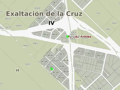 Terreno en Venta 15  mts Frente