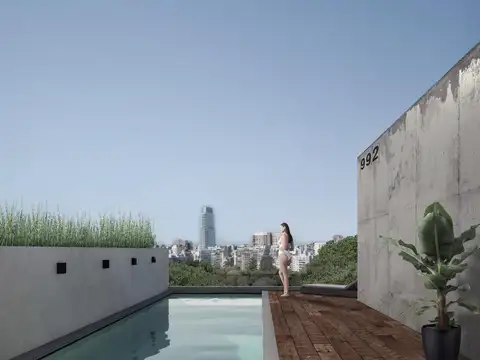 Departamento 2 ambientes con 1 baño