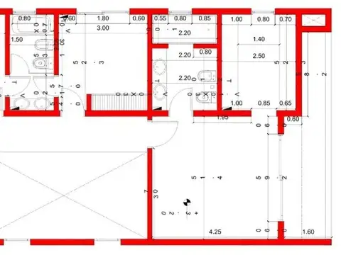Casa 4 ambientes con 2 baños