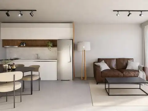 Departamento 2 ambientes con 1 baño