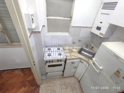 Departamento 2 ambientes con 1 baño